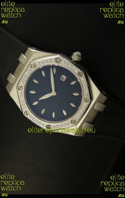 Audemars Piguet Royal Oak Ladies Quartz Replica Watch in Steel Case
