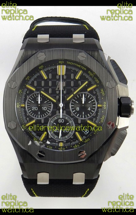 Royal Oak Offshore Chronograph 26420FE Black Ceramic Super Clone Watch 