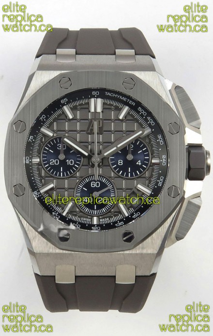 Royal Oak Offshore Chronograph 26420 Titanium Grey Dial Super Clone Watch 