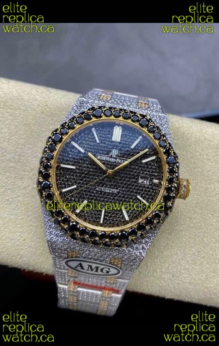Royal Oak 15400 Iced Out Super Clone Edition 1 Super Clone Watch 