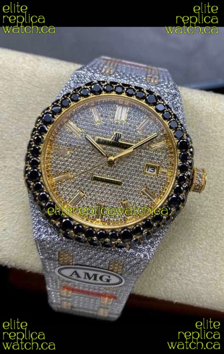 Royal Oak 15400 Iced Out Super Clone Edition 2 Super Clone Watch 