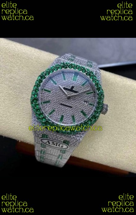Royal Oak 15400 Iced Out Super Clone Edition 13 Super Clone Watch 