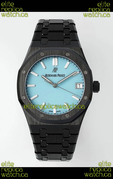 Royal Oak 15500 Tiffany Blue Dial Ceramic Super Clone Watch 