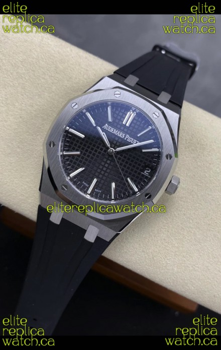 Royal Oak 15510 41mm Black Dial Super Clone Watch 