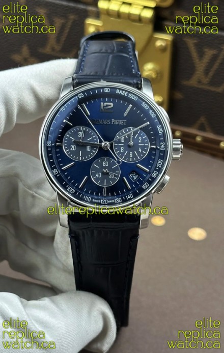 AP CODE 11.59 26393ST Chrono Blue Dial Super Clone Watch 