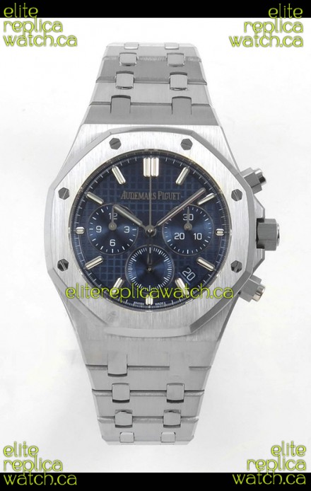 Royal Oak Chrono 26240 Blue Dial Steel Caing Super Clone Watch 