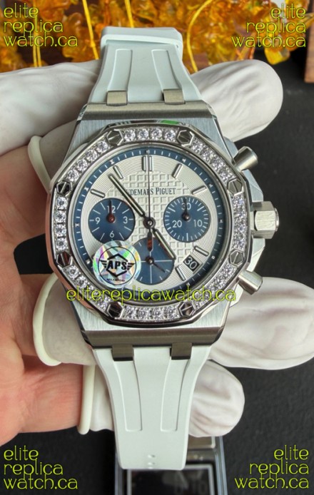 Royal Oak Chrono 26231 Steel Casing Rubber Strap Super Clone Watch 