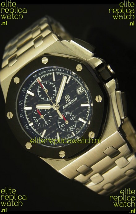 Audemars Piguet Royal Oak Offshore Watch in Black Dial - Steel Case