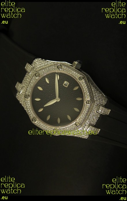 Audemars Piguet Royal Oak Ladies Watch in Black 