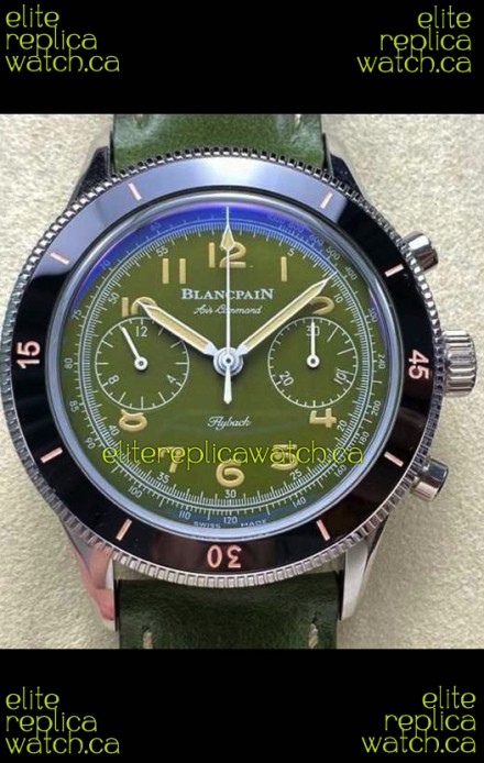Blancpain Air Command Steel Casing Black Bezel Super Clone Watch 