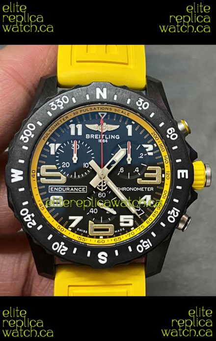 Breitling Endurance PRO 44 Yellow Strap Swiss Quartz Replica Watch