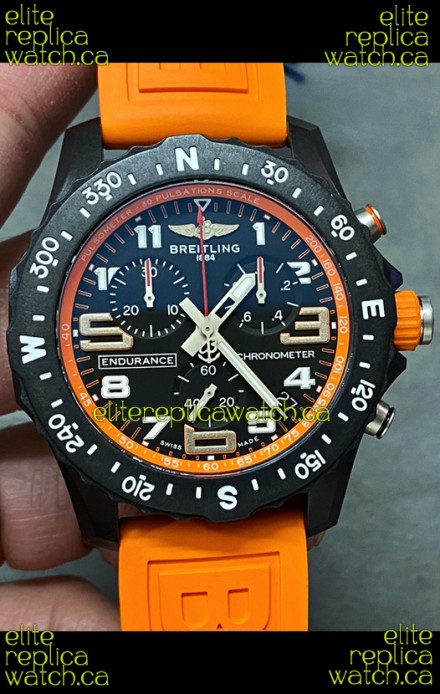 Breitling Endurance PRO 44 Orange Strap Swiss Quartz Replica Watch