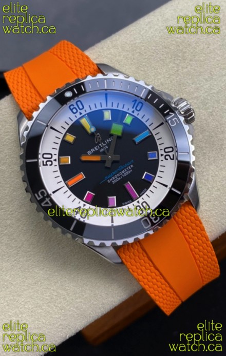 SuperOcean 42 A17375211B2S4 Black Dial Super Clone Watch 