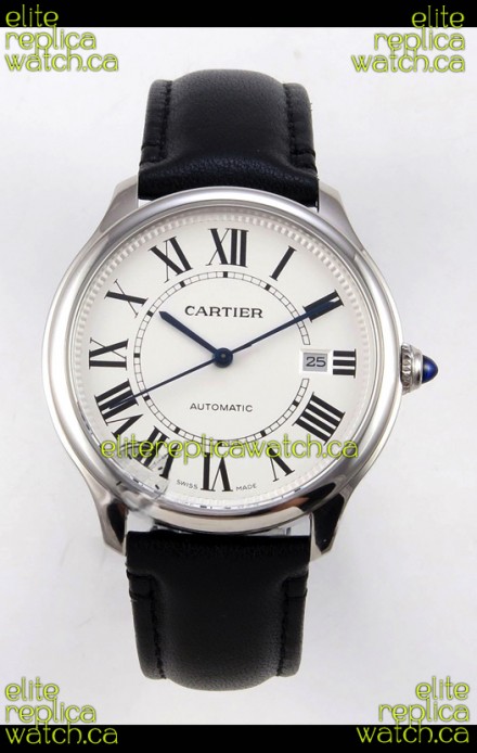 Cartier Ronde Louis 40 Stainless Steel Super Clone Watch 
