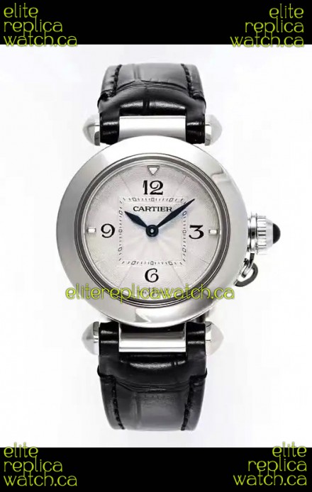 Pasha De Cartier Steel Casing Watch 30MM Super Clone Watch 
