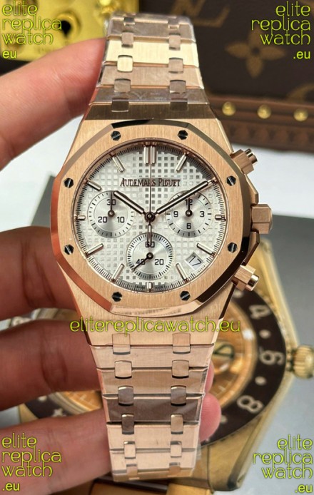 Audemars Piguer Royal Oak Chronograph 26240 Rose Gold Chronograph Super Clone Watch