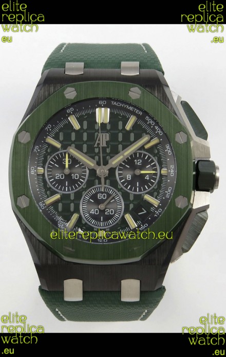 Audemars Piguet Super Clone Royal Oak Offshore Ceramic Casing Green Dial Watch 