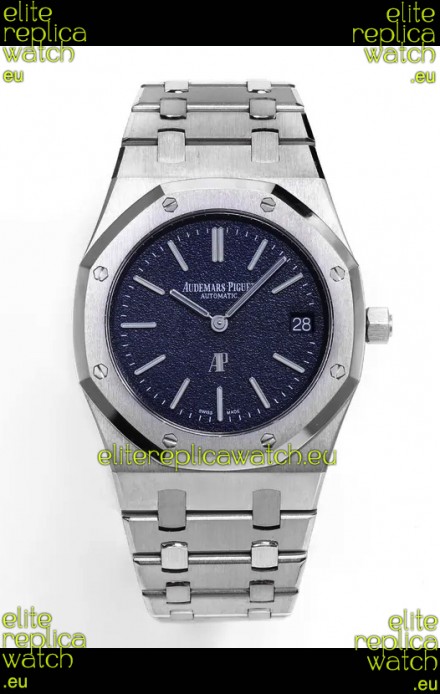 Audemars Piguet Super Clone Royal Oak 16202BC Extra Thin Super Clone Watch Blue Dial