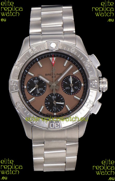 Breitling Super Clone Avenger B01 Chronograph Brown Dial Watch 