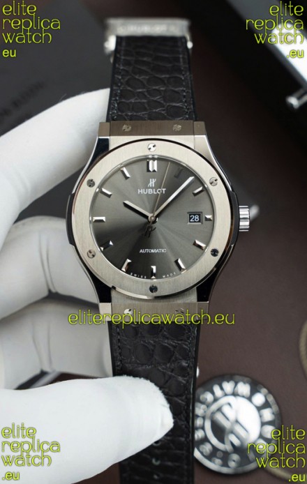 Hublot Super Clone Classic Fusion Titanium Grey Dial 42MM Watch