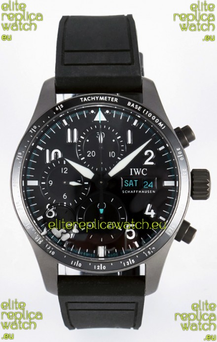 IWC Pilot's IW388305 Super Clone Chronograph 41 Mercedes-AMG Titanium Watch