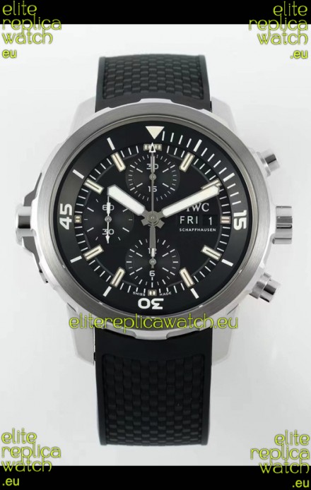IWC Super Clone Aquatimer Chronograph IW376804 Swiss Replica Black Dial