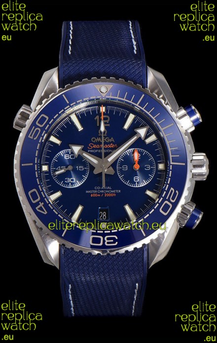 Omega Super Clone Planet Ocean 600M Chronograph 904L Steel Replica Watch 