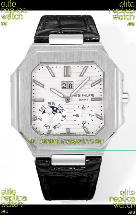 Patek Philippe Cubitus 5822 904L Steel Casing White Dial Swiss Replica Watch