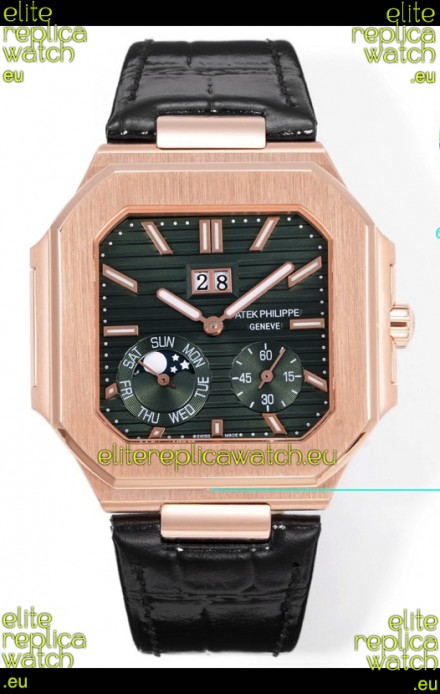 Patek Philippe Cubitus 5822 Rose Gold Casing Brown Dial Swiss Replica Watch