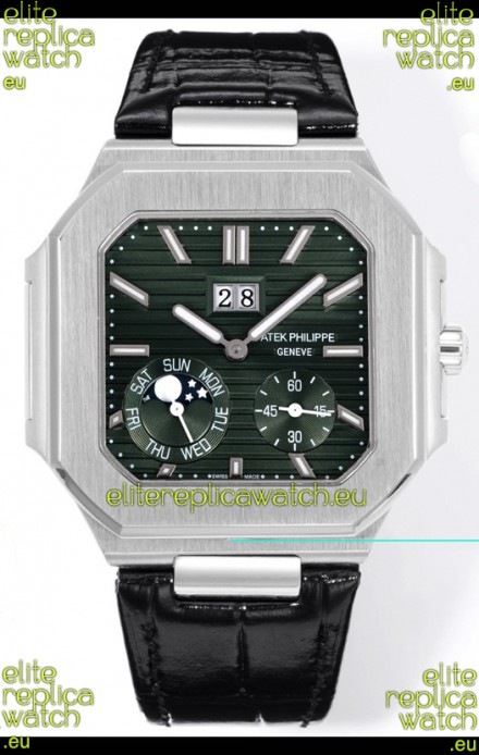 Patek Philippe Cubitus 5822 904L Steel Casing Green Dial Swiss Replica Watch