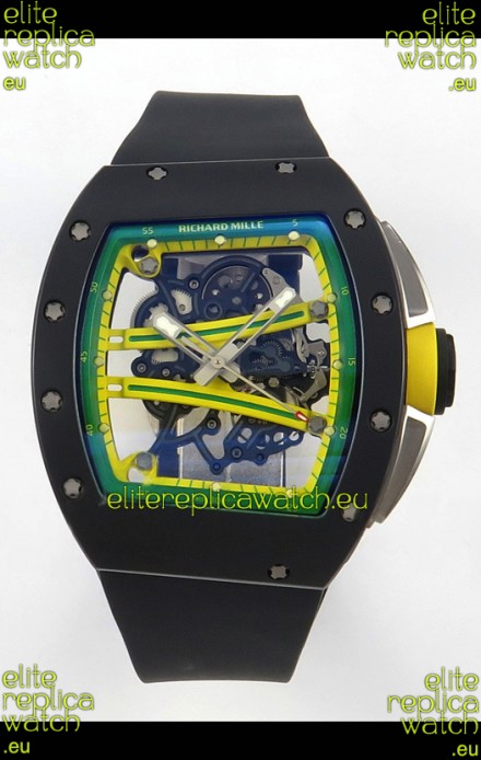 Richard Mille Super Clone RM061 Ceramic RMUL2 Edition Watch Green Dial