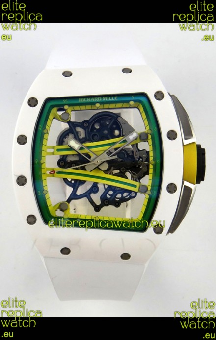 Richard Mille Super Clone RM061 Ceramic RMUL2 Edition Watch Green Dial