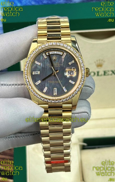 Rolex Day Date Presidential 18K Rose Gold Watch 40MM - Pearl Dial 1:1 Mirror Quality