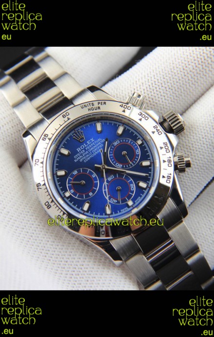 Rolex Daytona Japanese Movement Replica Watch in Blue Dial 