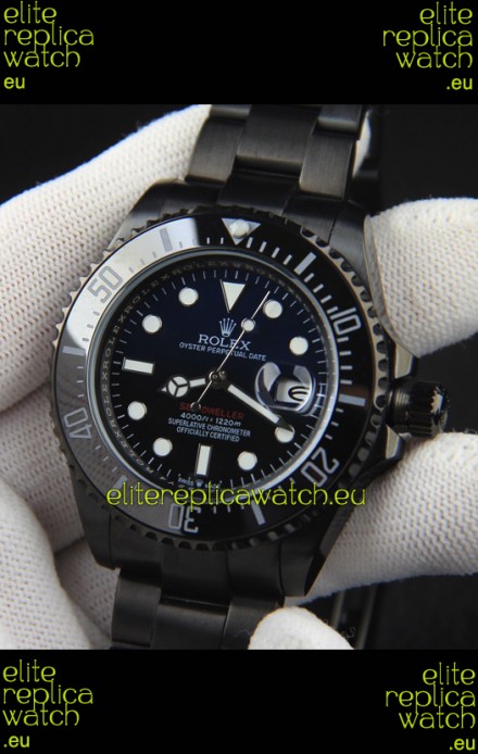 Rolex Sea Dweller Japanese Movement Replica Watch Blue Dial 43MM