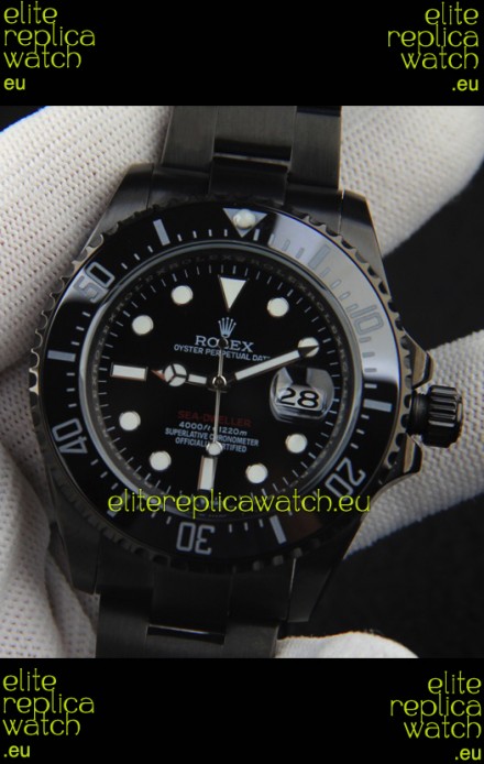 Rolex Sea Dweller Japanese Movement Replica Watch Black Dial 43MM