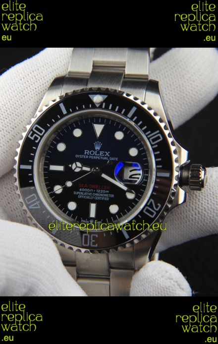 Rolex Sea Dweller Japanese Movement Replica Watch Black Dial 43MM
