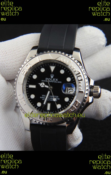 Rolex Yachtmaster Stainless Steel Japanese Replica Watch - 40MM
