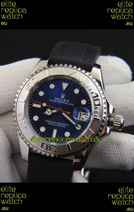 Rolex Yachtmaster Stainless Steel Japanese Replica Watch - 40MM Blue Dial