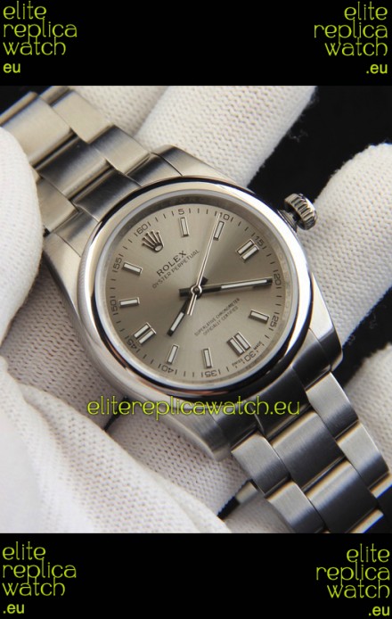 Rolex Oyster Perpetual Japanese Movement Replica Watch 36MM - Grey Dial