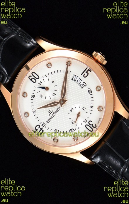Jaeger LeCoultre Master Control Rose Gold Swiss Replica Watch 