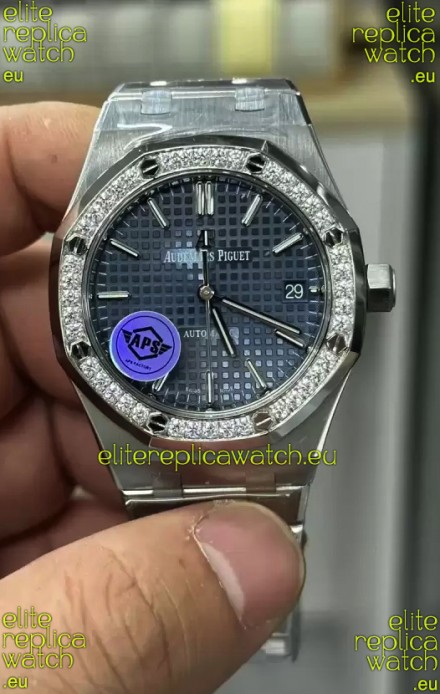 Audemars Piguet Royal Oak 37MM Blue Dial Watch in 3120 Movement - 1:1 Mirror Replica