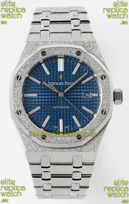 Audemars Piguet Royal Oak 15410BC 41MM Blue Dial 904L Steel CALIBRE 3120 Movement 1:1 Mirror Replica