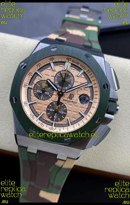 Audemars Piguet Royal Oak Offshore CAMO 44MM Chronograph 1:1 Mirror Replica Watch - 904L Steel