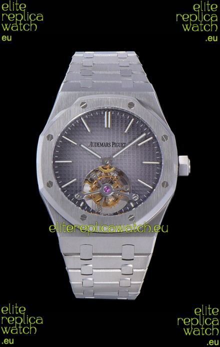 Audemars Piguet Royal Oak Tourbillon 41mm Grey Dial in 904L Steel Case