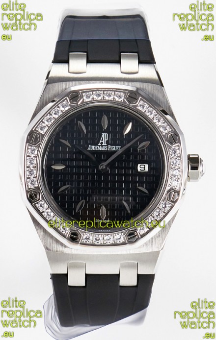 Audemars Piguet Royal Oak 33MM 904L Steel Quartz Black Dial Swiss Replica Watch
