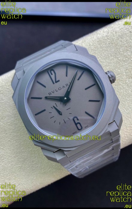 Bvlgari Octo Finissmo Edition 1:1 Mirror Replica Sandblasted Ceramic Casing
