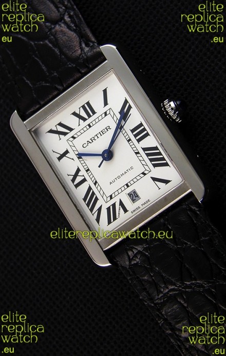 Cartier Tank Solo Swiss Automatic Watch in Steel Strap 31MM Wide 