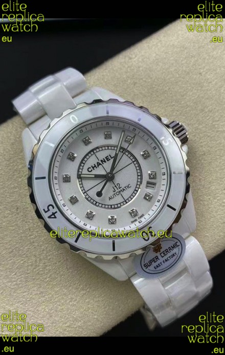 Chanel J12 38MM White Ceramic Case Watch Automatic 1:1 Mirror Replica Watch