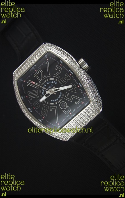 Franck Muller Vanguard Swiss Replica Watch in Stainless Steel Case
